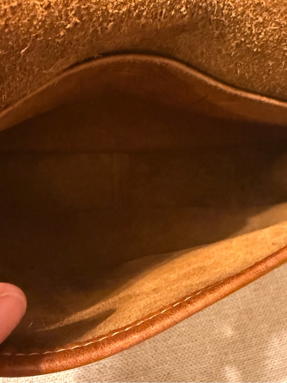 VTG 70s Coach Crescent Saddle Bag New York Pre Serial # Saddle Classic RARE - Picture 7 of 11